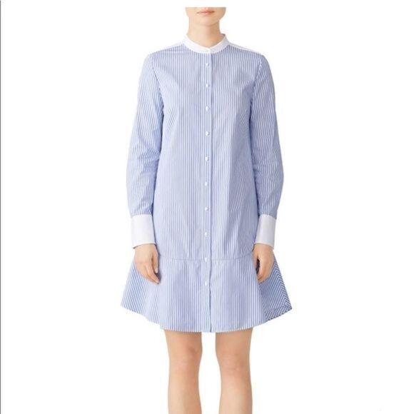 TORY BURCH Cotton Striped Shirt Dress US 6 - Picture 1 of 15